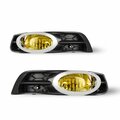 Winjet Fog Lights - Yellow  Wiring Kit Included CFWJ-0318-Y